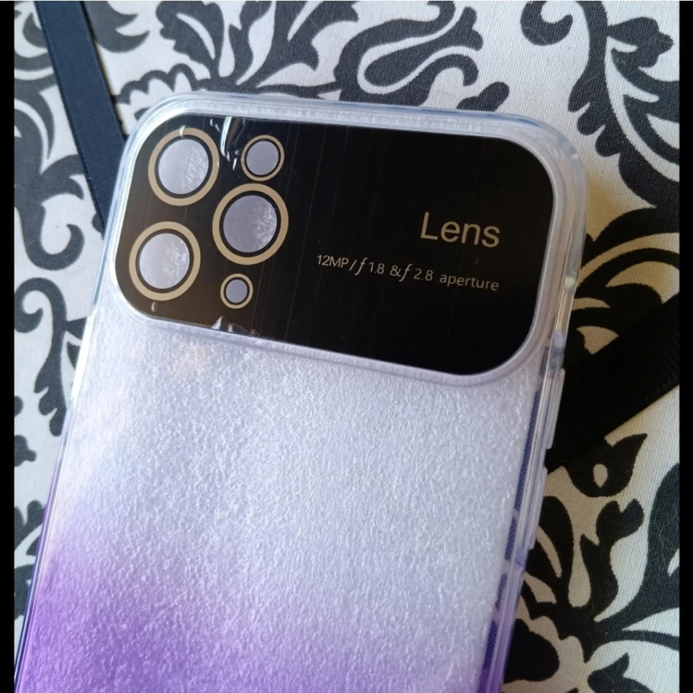 💜*4/$15* iPhone 11 Pro Case Purple Transparent Cute